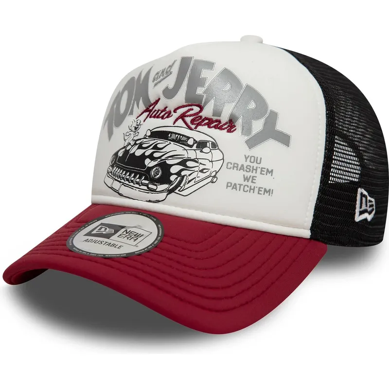 siltovka-zaoblena-viacfarebna-snapback-9forty-a-frame-tom-y-jerry-looney-tunes-new-era