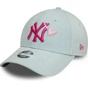 siltovka-zaoblena-modra-nastavitelny-rosa-9forty-denim-icon-heart-new-york-yankees-mlb-new-era