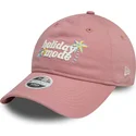cap-zaoblena-pink-adjustable-strap-9twenty-holiday-mode-new-era