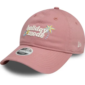 Šiltovky zaoblená ružová nastaviteľný pásik 9TWENTY Holiday Mode New Era