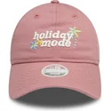 verstellbare-rosa-damen-cap-9twenty-holiday-mode-von-new-era
