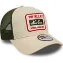 beige-grune-9forty-a-frame-patch-trucker-cap-von-new-era