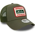 grune-trucker-kappe-9forty-a-frame-patch-von-new-era