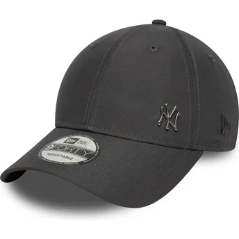 Šiltovka zaoblená sivá nastaviteľný 9FORTY Flawless New York Yankees MLB New Era