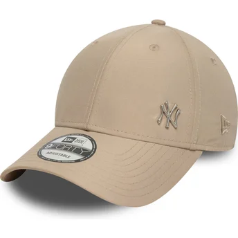 Cap zaoblená brown adjustable strap claro 9FORTY Flawless New York Yankees MLB New Era