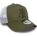 cap-zaoblena-green-snapback-a-frame-league-essential-new-york-yankees-mlb-new-era