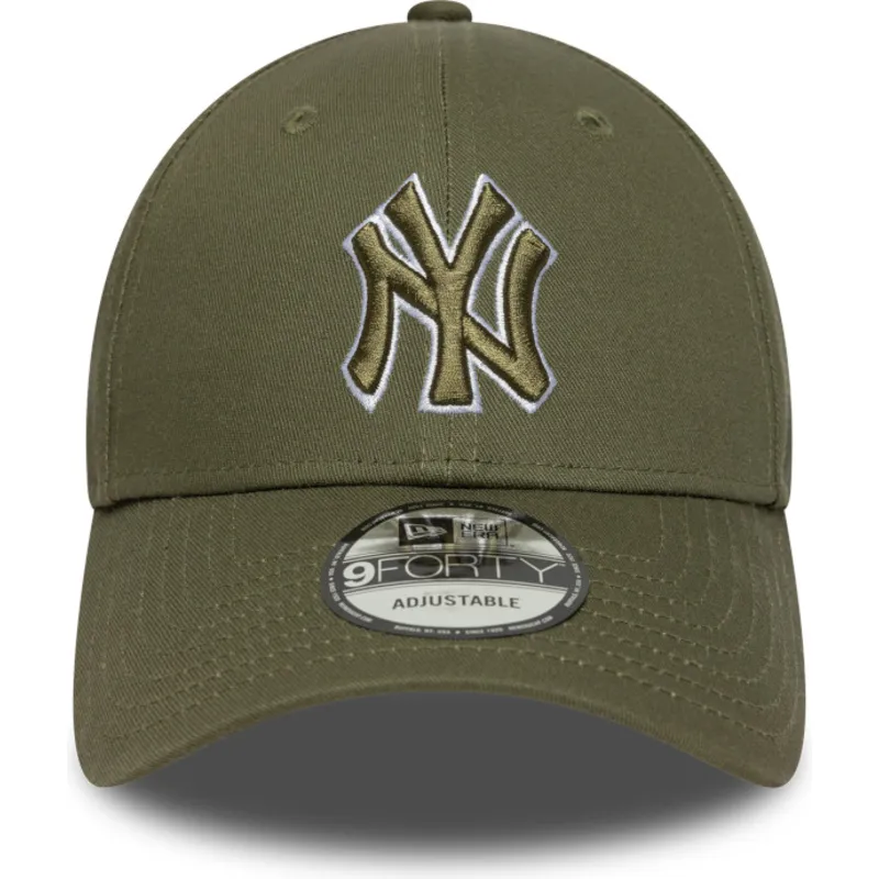 siltovky-zaoblena-zelena-nastavitelny-pasik-9forty-outline-new-york-yankees-mlb-new-era