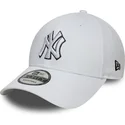 new-era-curved-brim-9forty-outline-new-york-yankees-mlb-white-adjustable-cap