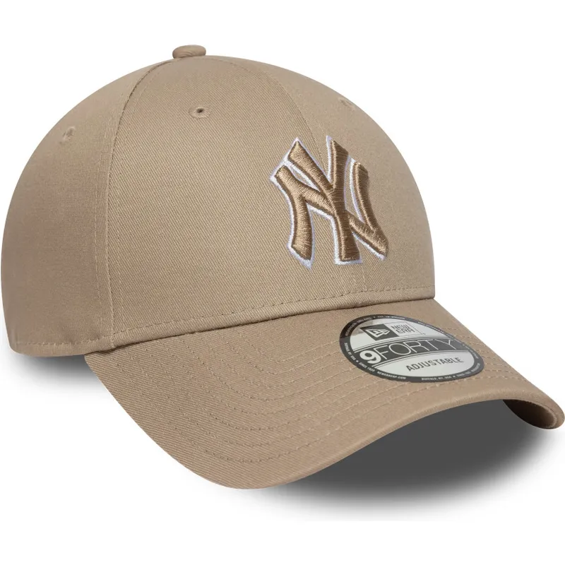 cap-zaoblena-brown-adjustable-strap-claro-9forty-outline-new-york-yankees-mlb-new-era