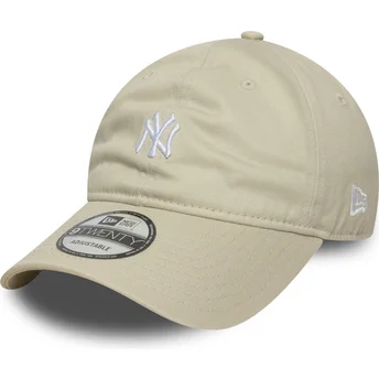 Cap zaoblená beige adjustable strap 9TWENTY Mini New York Yankees MLB New Era