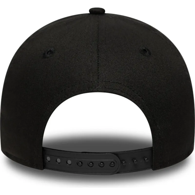 schwarze-gebogene-snapback-kappe-e-frame-league-essential-der-new-york-yankees-mlb-von-new-era