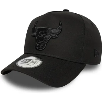 Cap zaoblená black snapback E Frame Essential Chicago Bulls NBA New Era