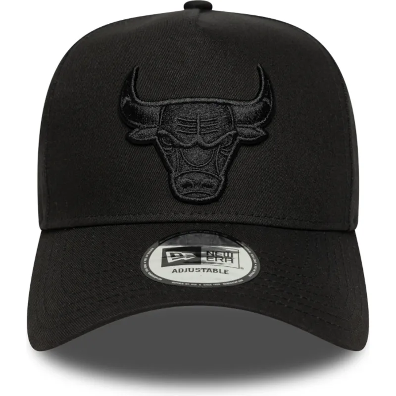 siltovka-zaoblena-cierna-snapback-e-frame-essential-chicago-bulls-nba-new-era