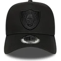 cap-zaoblena-black-snapback-e-frame-essential-las-vegas-raiders-nfl-new-era
