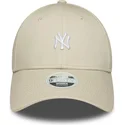 siltovka-zaoblena-bezova-nastavitelny-9forty-mini-new-york-yankees-mlb-new-era