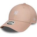 cap-zaoblena-pink-adjustable-strap-9forty-mini-new-york-yankees-mlb-new-era