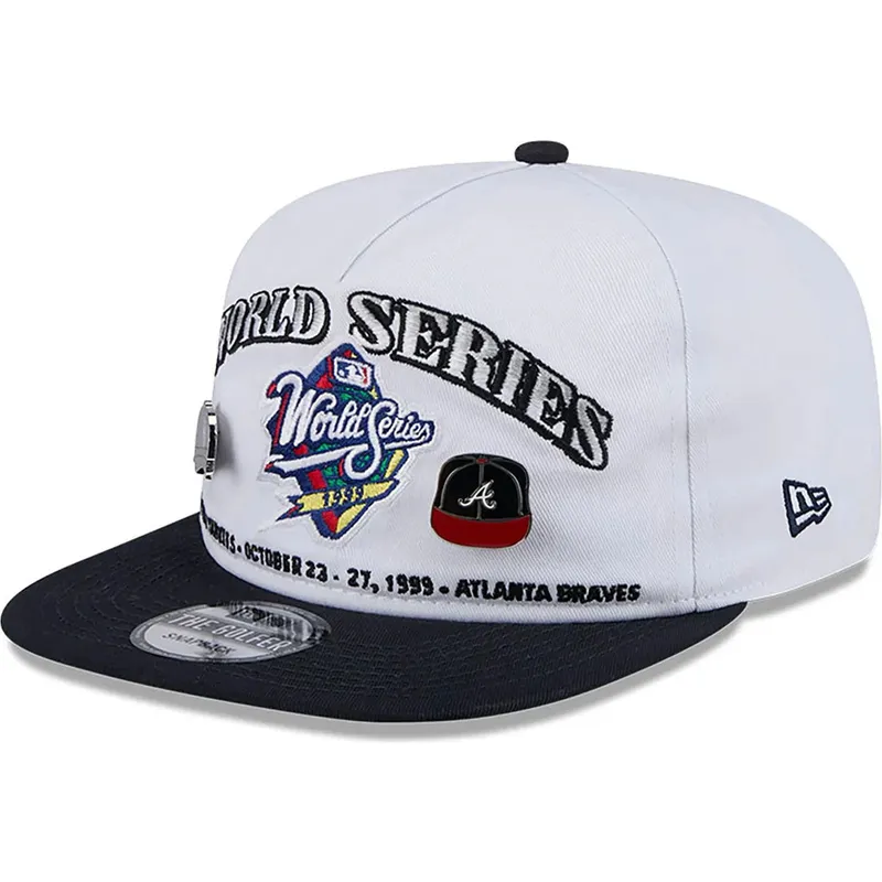cap-rovna-black-snapback-golfer-championship-pin-new-york-yankees-atlanta-braves-mlb-new-era