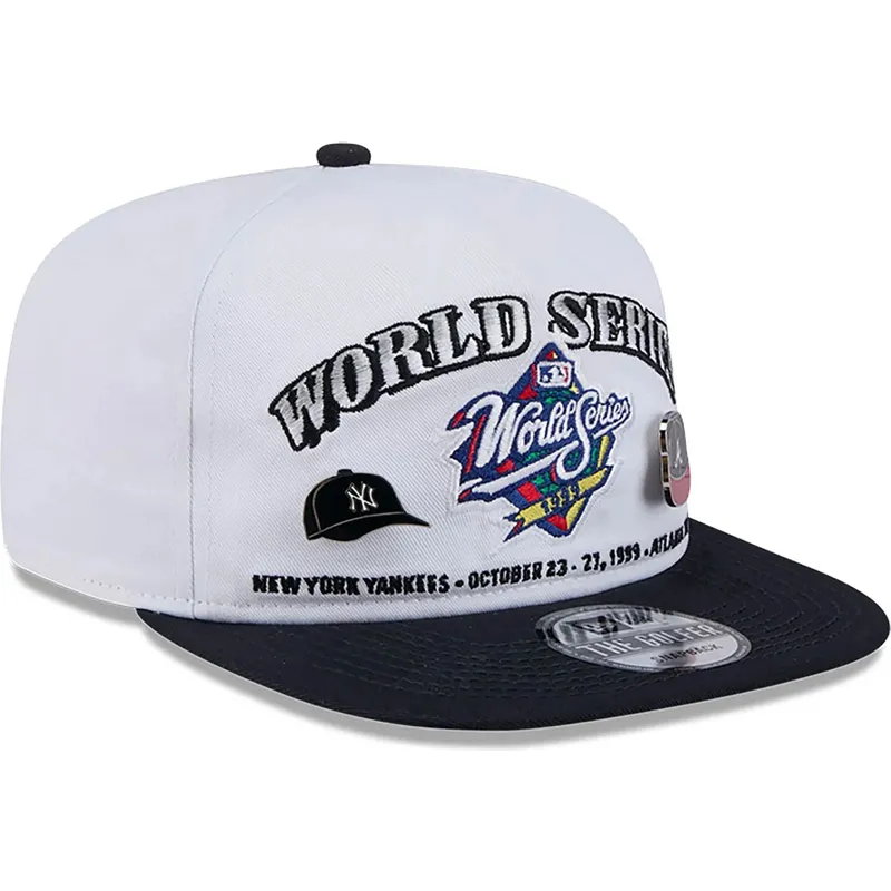 cap-rovna-black-snapback-golfer-championship-pin-new-york-yankees-atlanta-braves-mlb-new-era