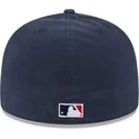 59fifty-a-frame-championship-side-flag-atlanta-braves-mlb-kappe-in-marineblau-von-new-era