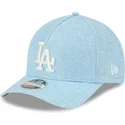 siltovka-zaoblena-modra-snapback-9forty-m-crown-a-frame-cotton-weave-los-angeles-dodgers-mlb-new-era
