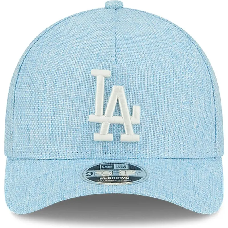 siltovka-zaoblena-modra-snapback-9forty-m-crown-a-frame-cotton-weave-los-angeles-dodgers-mlb-new-era