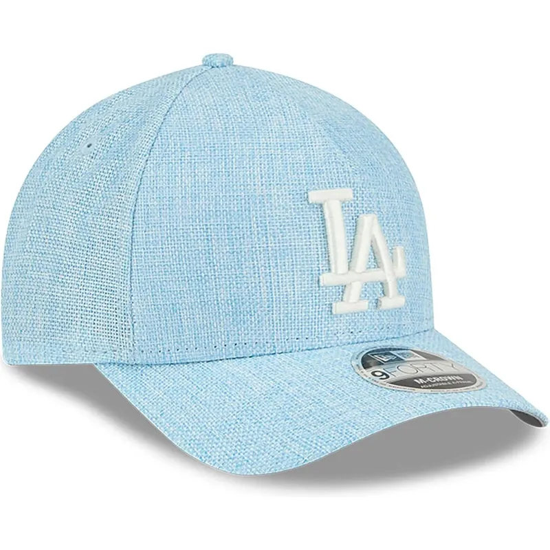 siltovka-zaoblena-modra-snapback-9forty-m-crown-a-frame-cotton-weave-los-angeles-dodgers-mlb-new-era