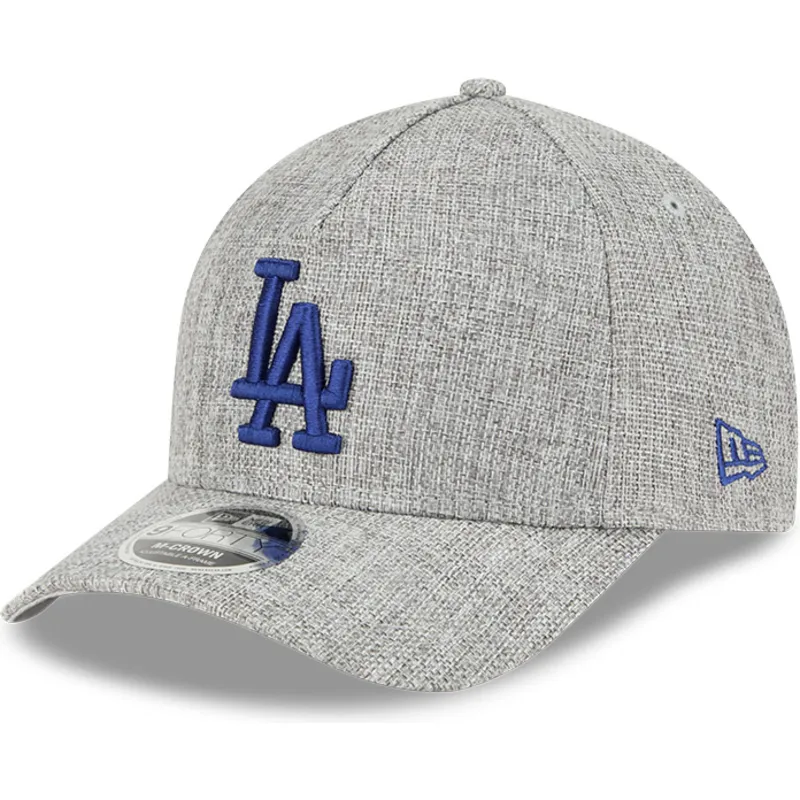 siltovka-zaoblena-siva-snapback-9forty-m-crown-a-frame-cotton-weave-los-angeles-dodgers-mlb-new-era