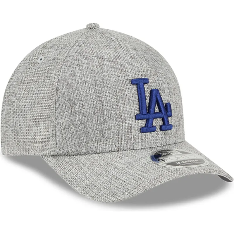 siltovka-zaoblena-siva-snapback-9forty-m-crown-a-frame-cotton-weave-los-angeles-dodgers-mlb-new-era