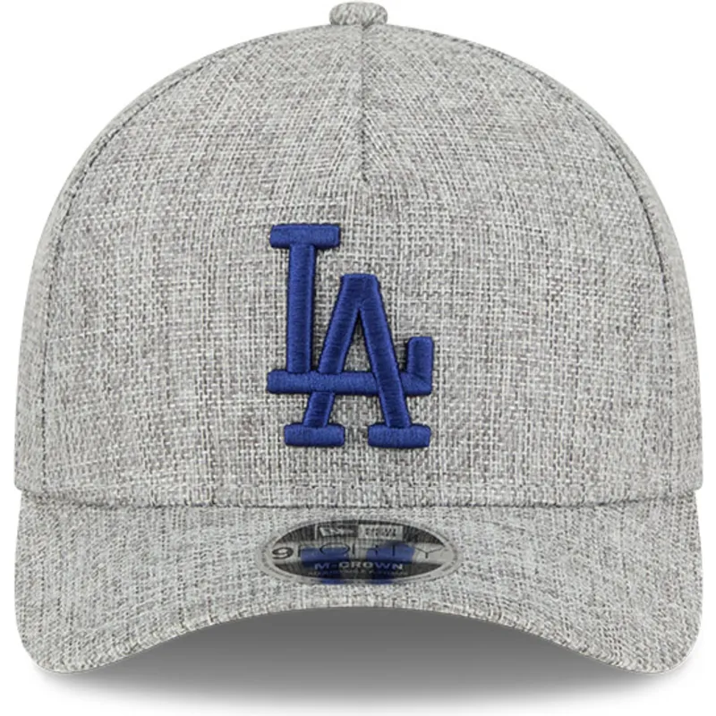 siltovka-zaoblena-siva-snapback-9forty-m-crown-a-frame-cotton-weave-los-angeles-dodgers-mlb-new-era