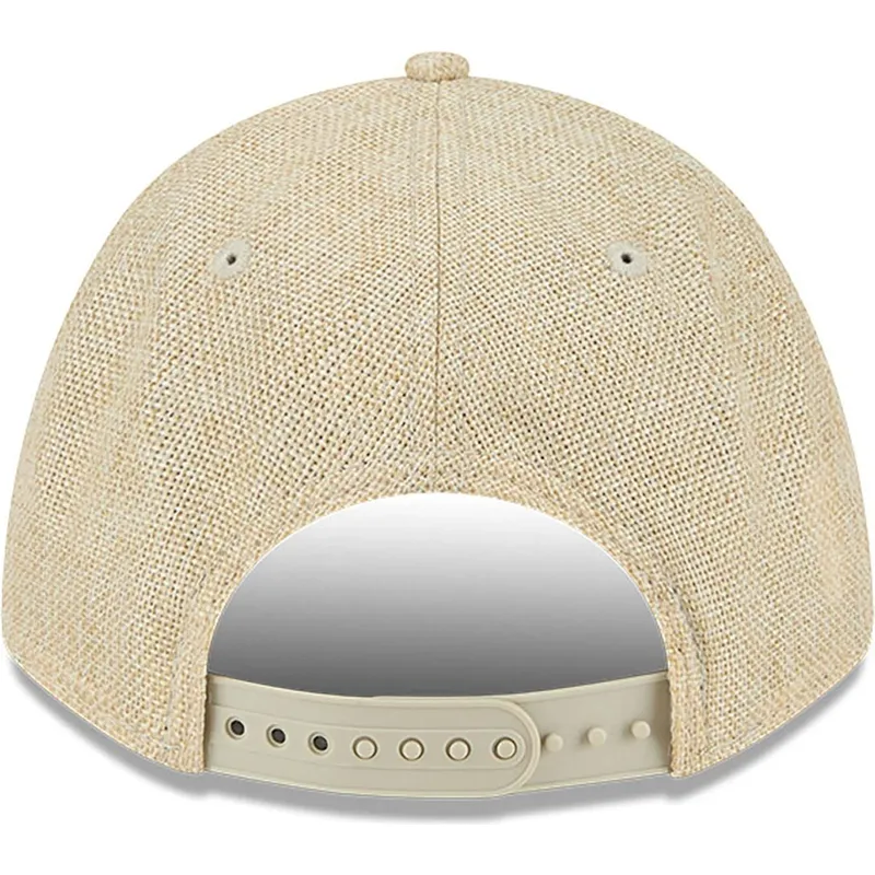 siltovka-zaoblena-bezova-snapback-9forty-m-crown-a-frame-cotton-weave-los-angeles-dodgers-mlb-new-era