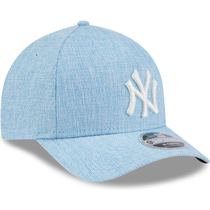 siltovka-zaoblena-modra-snapback-9forty-m-crown-a-frame-cotton-weave-new-york-yankees-mlb-new-era