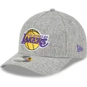 siltovka-zaoblena-siva-snapback-9forty-m-crown-a-frame-cotton-weave-los-angeles-lakers-nba-new-era