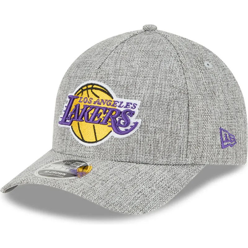 siltovka-zaoblena-siva-snapback-9forty-m-crown-a-frame-cotton-weave-los-angeles-lakers-nba-new-era
