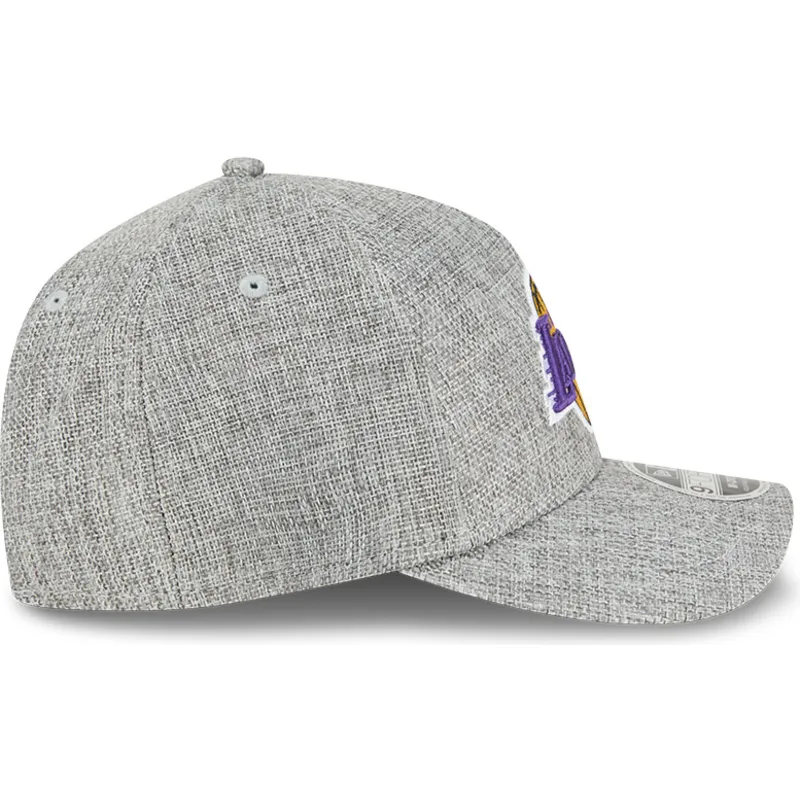 siltovka-zaoblena-siva-snapback-9forty-m-crown-a-frame-cotton-weave-los-angeles-lakers-nba-new-era