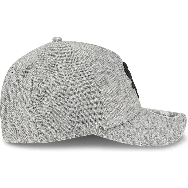 siltovka-zaoblena-siva-snapback-9forty-m-crown-a-frame-cotton-weave-chicago-white-sox-mlb-new-era