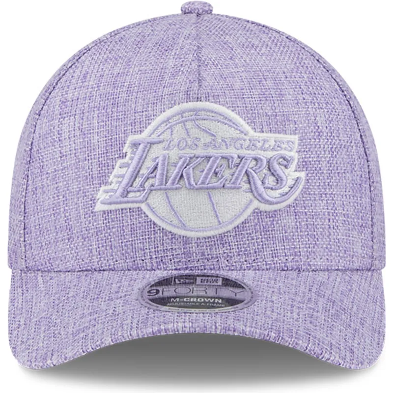 siltovka-zaoblena-fialova-snapback-9forty-m-crown-a-frame-cotton-weave-los-angeles-lakers-nba-new-era
