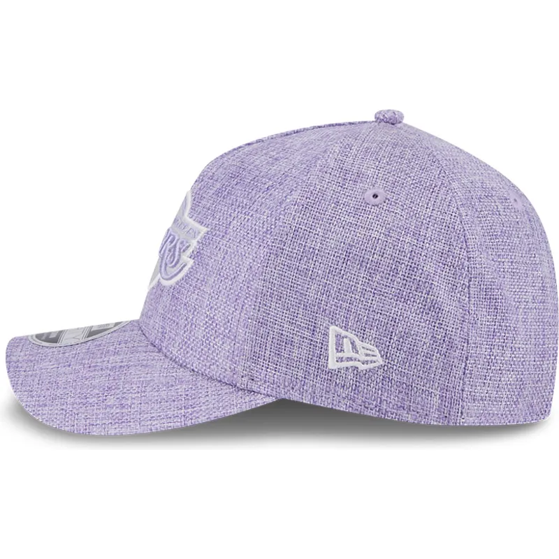 siltovka-zaoblena-fialova-snapback-9forty-m-crown-a-frame-cotton-weave-los-angeles-lakers-nba-new-era