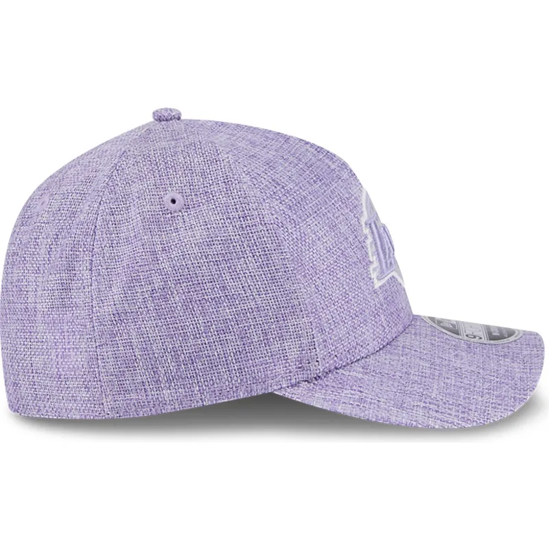 siltovka-zaoblena-fialova-snapback-9forty-m-crown-a-frame-cotton-weave-los-angeles-lakers-nba-new-era