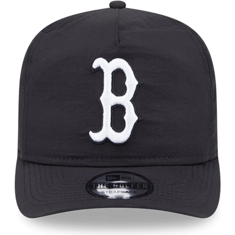 siltovka-zaoblena-cierna-nastavitelny-golfer-everyday-nylon-boston-red-sox-mlb-new-era