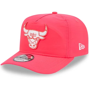 Cap zaoblená pink adjustable strap Golfer Everyday Nylon Chicago Bulls NBA New Era
