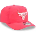 cap-zaoblena-pink-adjustable-strap-golfer-everyday-nylon-chicago-bulls-nba-new-era