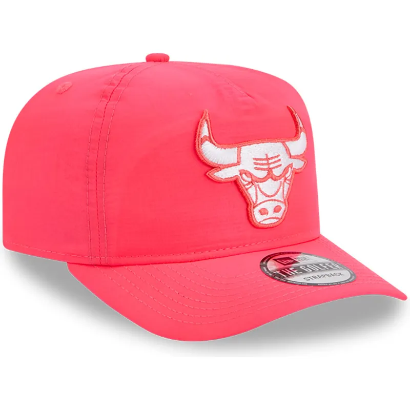 cap-zaoblena-pink-adjustable-strap-golfer-everyday-nylon-chicago-bulls-nba-new-era cap-zaoblena-pink-adjustable-strap-golfer-everyday-nylon-chicago-bulls-nba-new-era