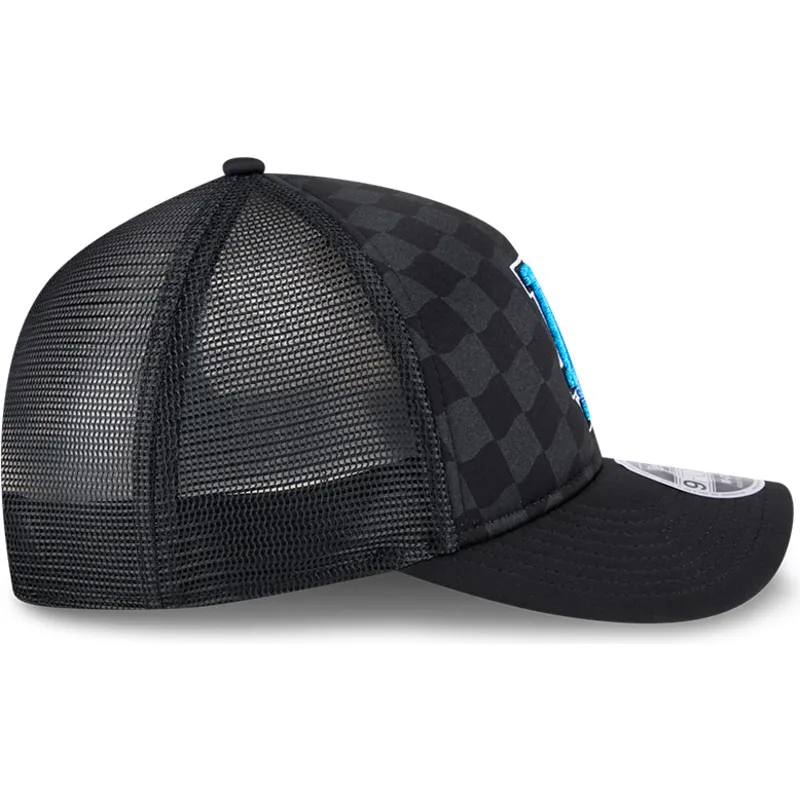 schwarze-trucker-kappe-9forty-m-crown-a-frame-gradient-raceway-los-angeles-dodgers-mlb-von-new-era