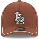 cap-zaoblena-brown-snapback-9forty-m-crown-a-frame-motorsport-los-angeles-dodgers-mlb-new-era