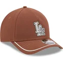 siltovka-zaoblena-hneda-snapback-9forty-m-crown-a-frame-motorsport-los-angeles-dodgers-mlb-new-era