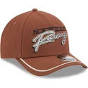 siltovky-zaoblena-hneda-snapback-9forty-m-crown-a-frame-motorsport-nascar-new-era
