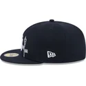 marineblaue-anliegende-59fifty-state-stitch-flat-cap-der-new-york-yankees-mlb-von-new-era