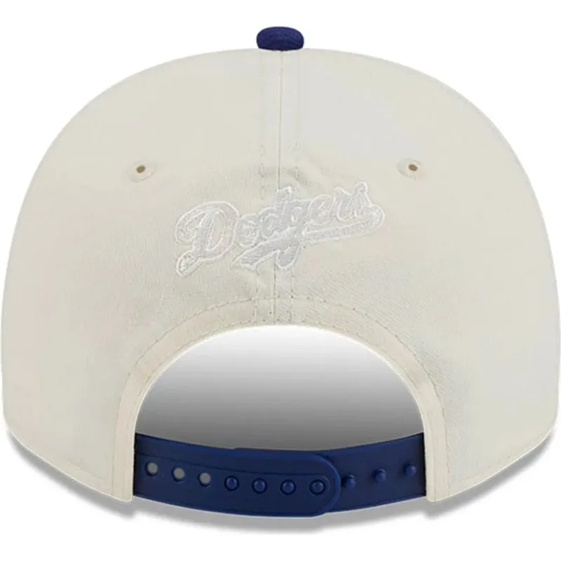 siltovka-zaoblena-modra-snapback-golfer-team-scribble-los-angeles-dodgers-mlb-new-era