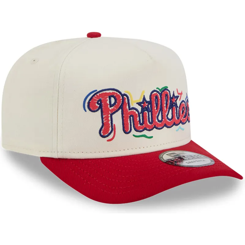 siltovka-zaoblena-cervena-snapback-golfer-team-scribble-philadelphia-phillies-mlb-new-era