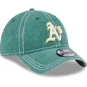 siltovka-zaoblena-zelena-nastavitelny-9twenty-washed-contrast-oakland-athletics-mlb-new-era